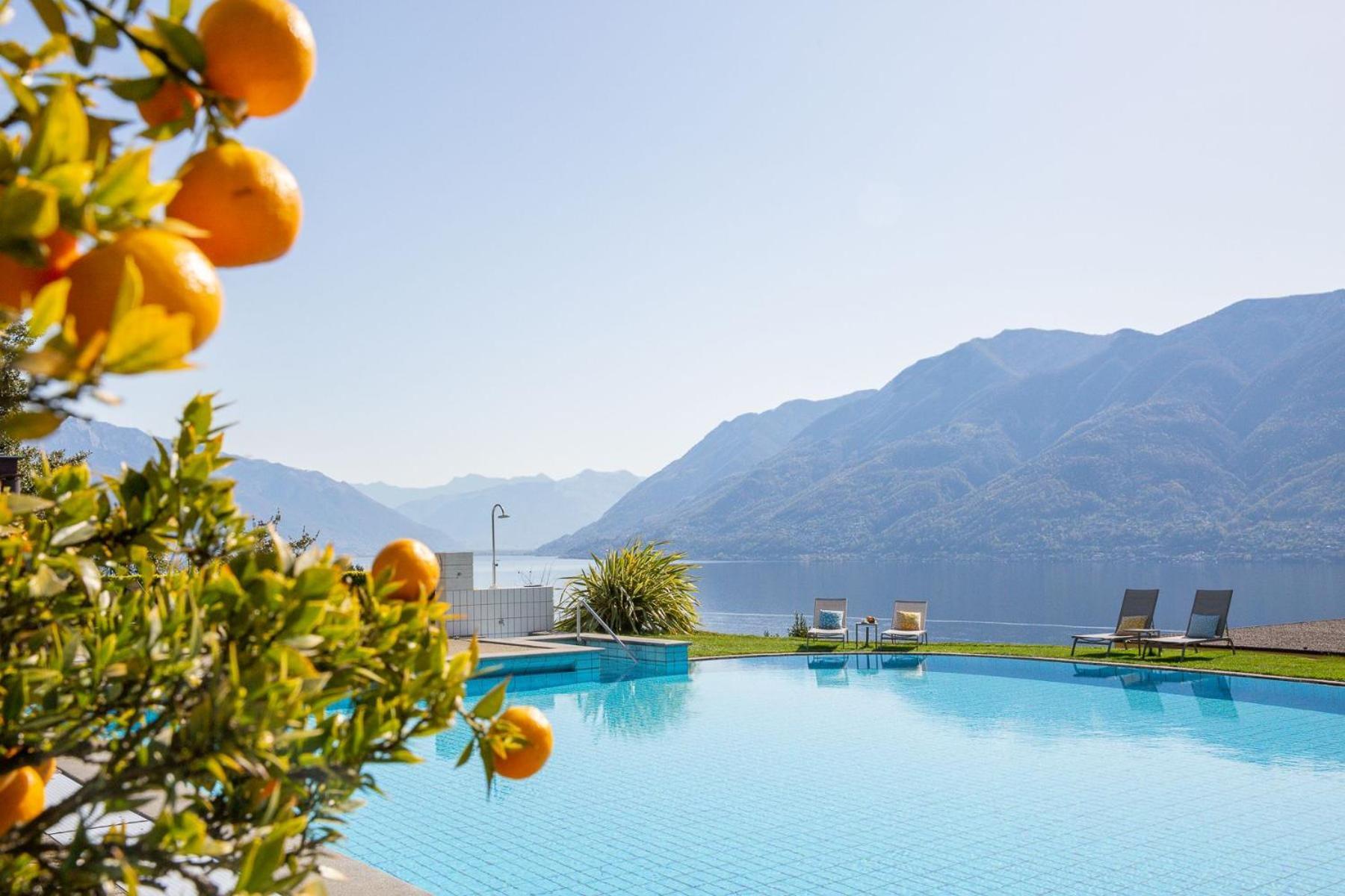 Parkhotel Brenscino Brissago Bagian luar foto